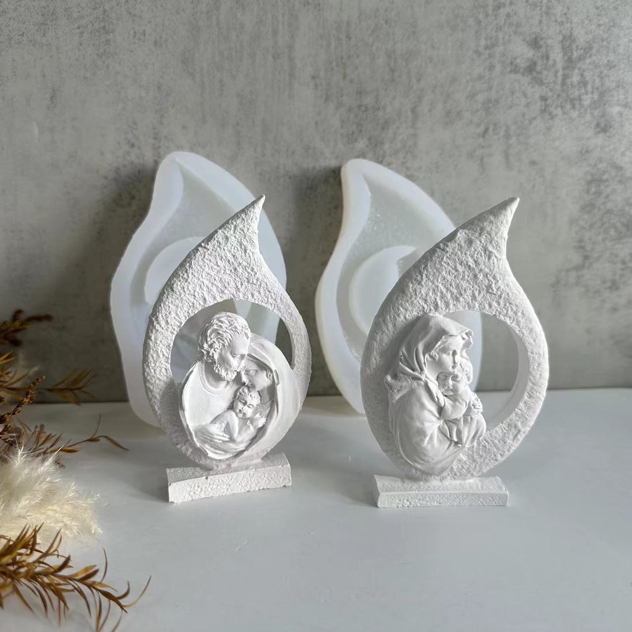 Candle Making For Kids - Warm Family Arrangement Silicone Mold Mother
