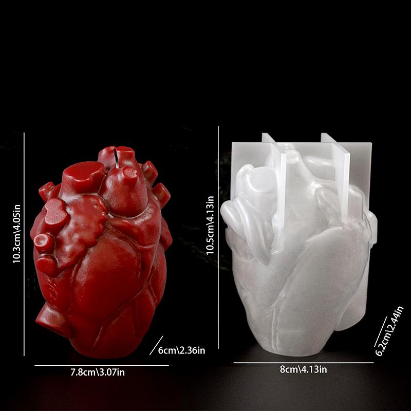 Candle Making Diy - DIY Heart Shaped Candle Silicone Mold