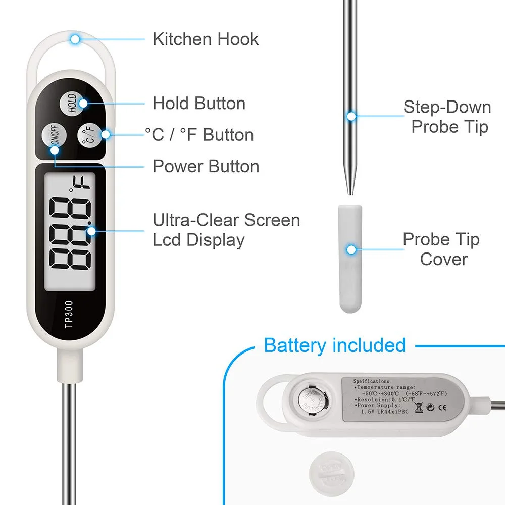 Digital Meat Food Thermometer  - đánh giá và giá Thermometer Candy Candle