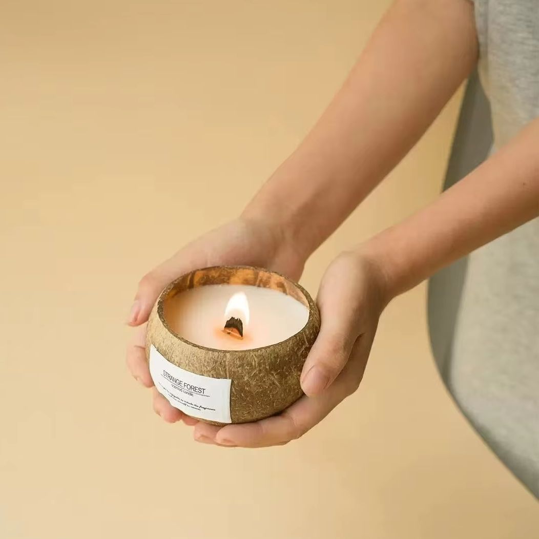 Natural Coconut Shell Scented  - đánh giá và giá Candle Making Oils