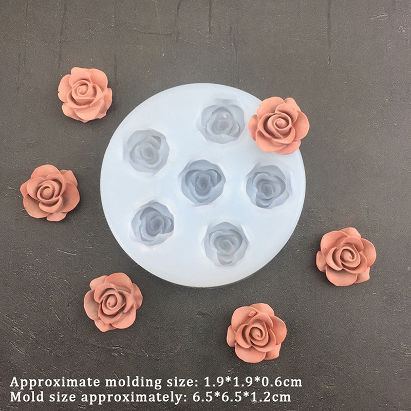 3D Rose Flower Shape Leaf Sili - đánh giá và giá Candle Making Products