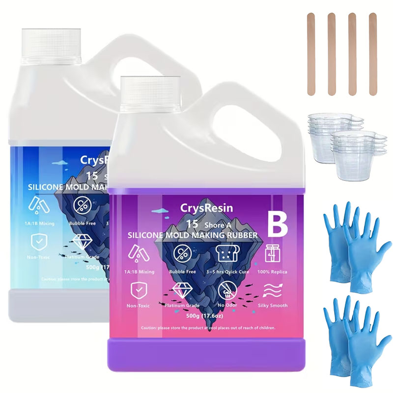 500ml 2 Bottles Liquid Silicon - đánh giá và giá Candle Making Diy