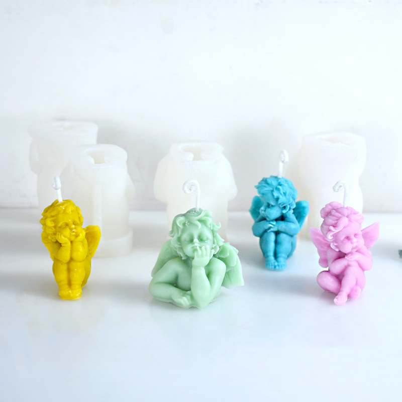 3D Lovely Angel Kids Candle Si - đánh giá và giá Candle Making For Kids