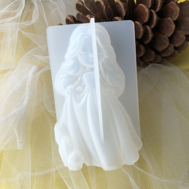 3D Cute Princess Silicone Cand - đánh giá và giá Candle Making Diy
