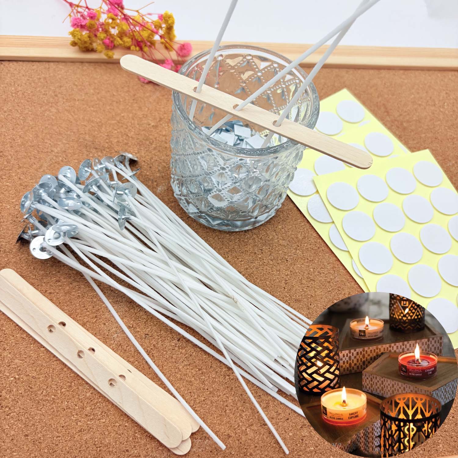 1 SET Candle Making DIY Kits S - đánh giá và giá Candle Making Wicks