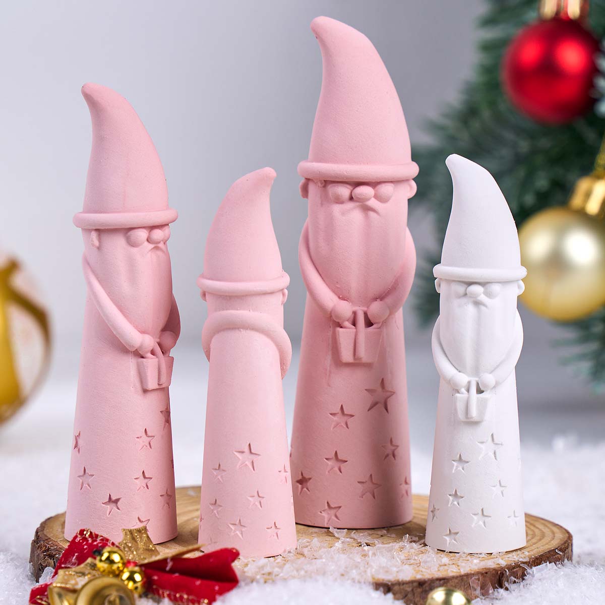 Christmas Ornament Gnome Silic - đánh giá và giá Xmas Candle Making