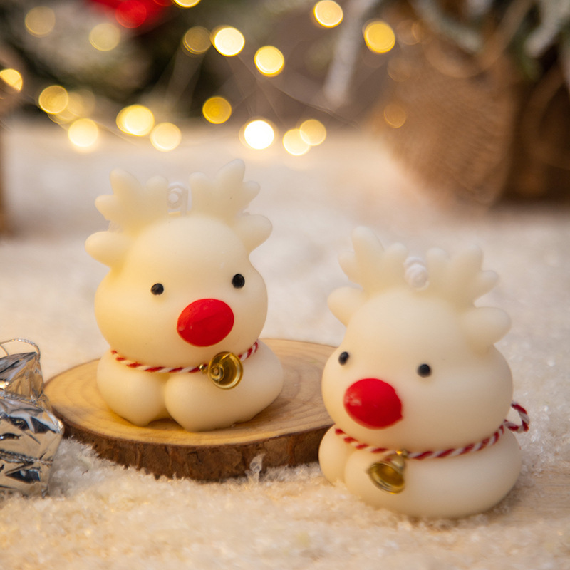 3D Christmas Deer Candle Makin - đánh giá và giá Xmas Candle Making