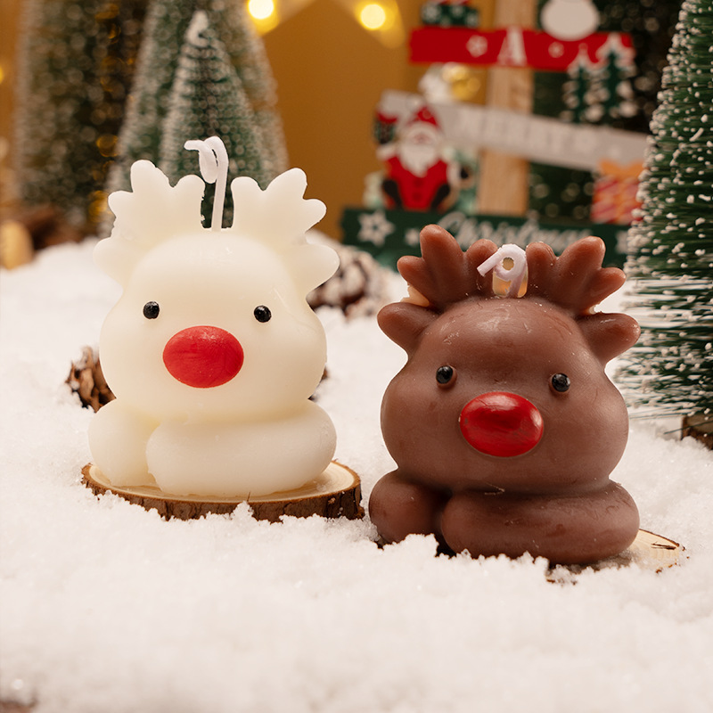 3D Christmas Deer Candle Makin - đánh giá và giá Xmas Candle Making