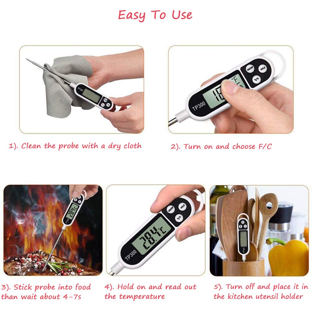 Digital Meat Food Thermometer  - đánh giá và giá Thermometer Candy Candle