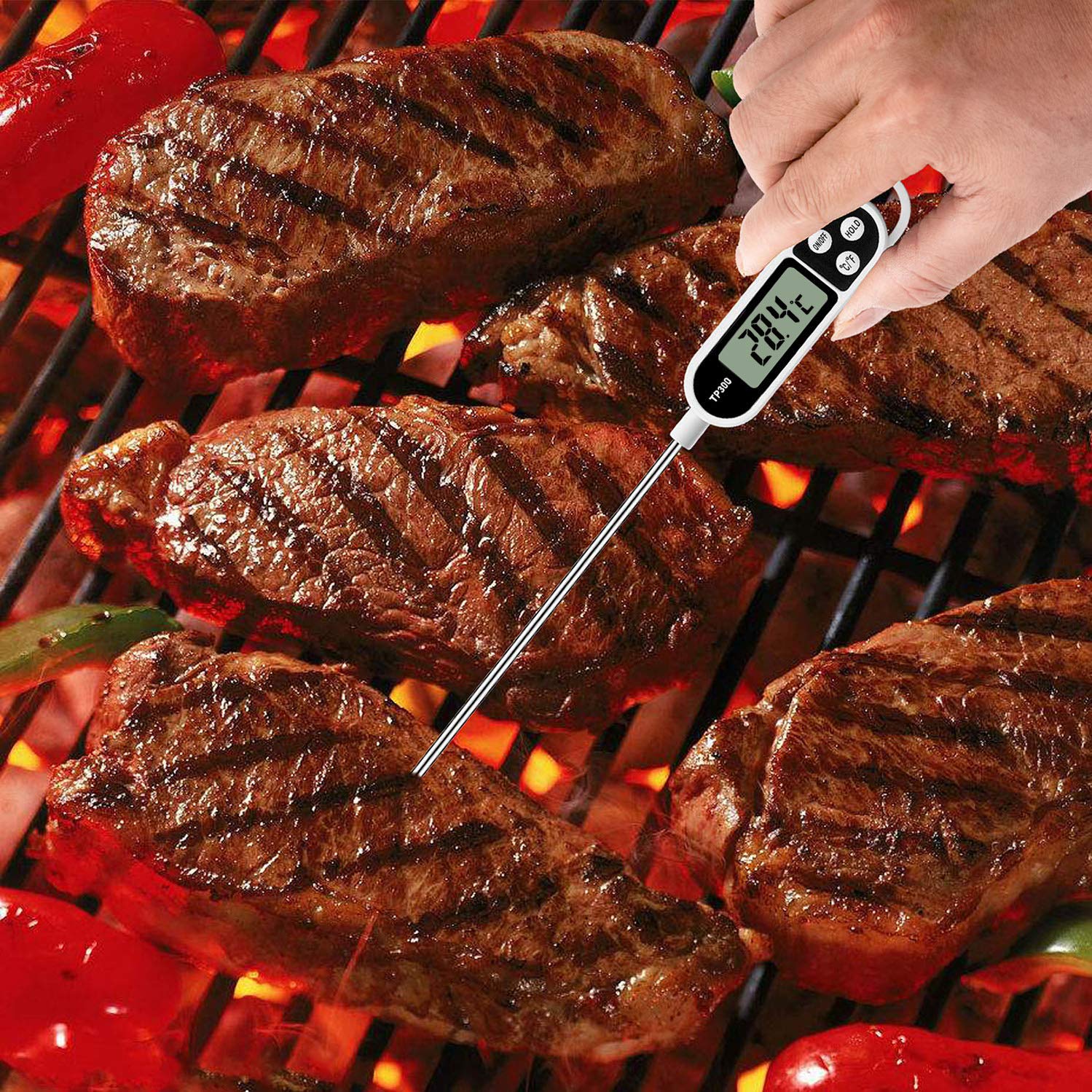 Digital Meat Food Thermometer  - đánh giá và giá Thermometer Candy Candle