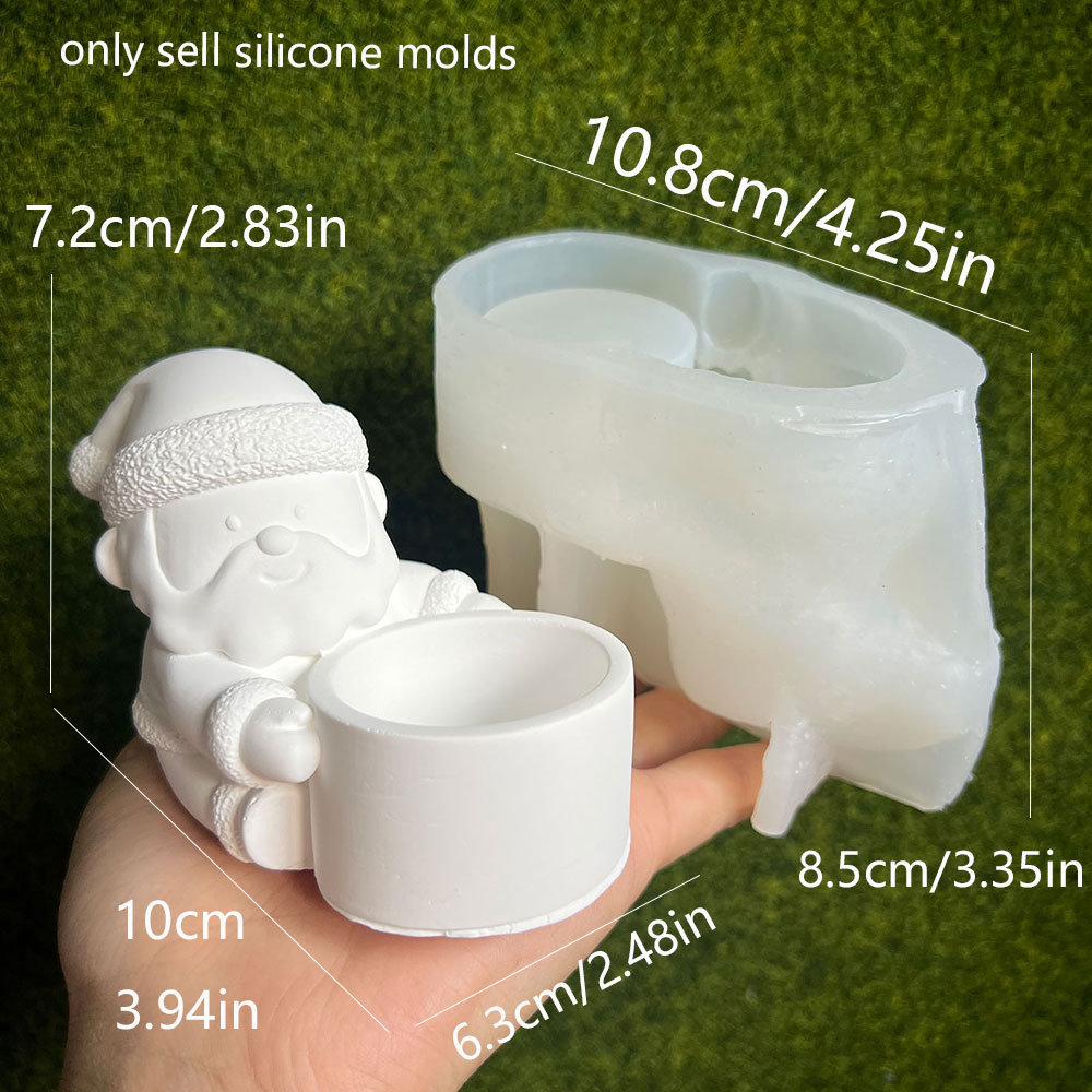 DIY Santa Claus Candlestick Si - đánh giá và giá Xmas Candle Making