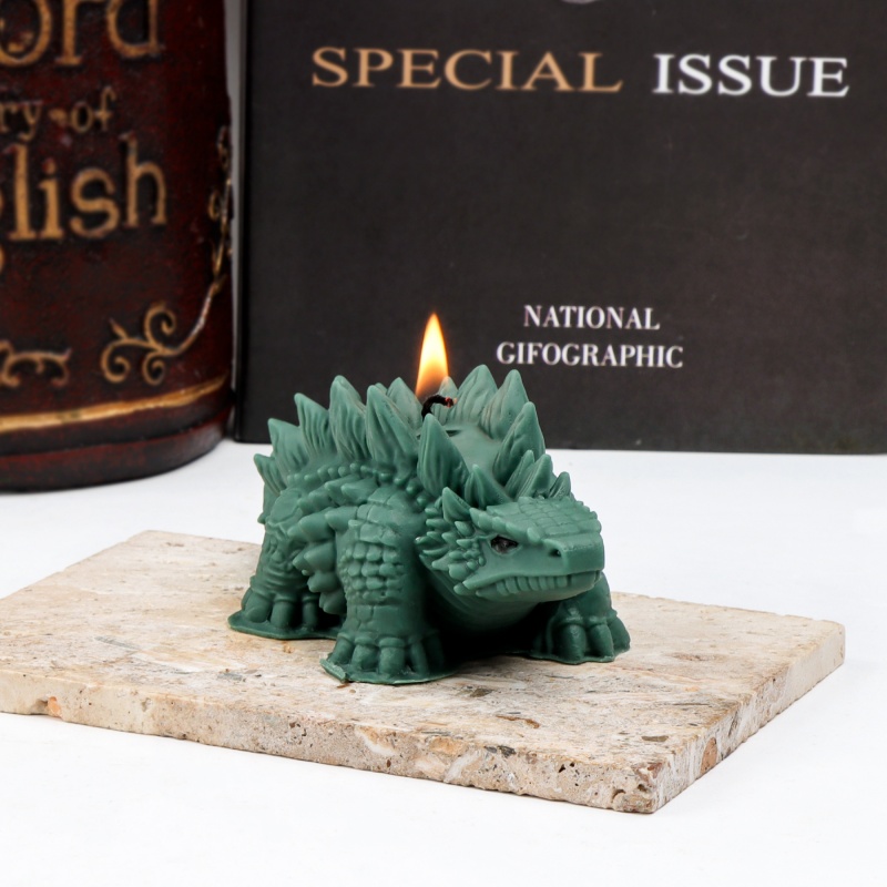 3D Spiked Dinosaur Silicone Ca - đánh giá và giá Candle Making For Kids
