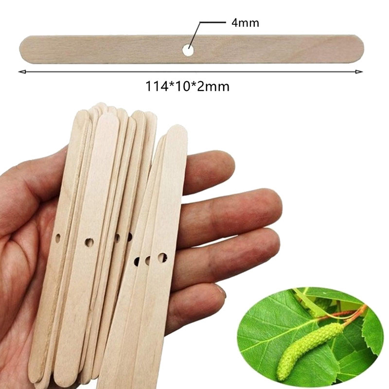 ●50PCS Wooden Candle Wick Hold - đánh giá và giá Candle Making Wicks
