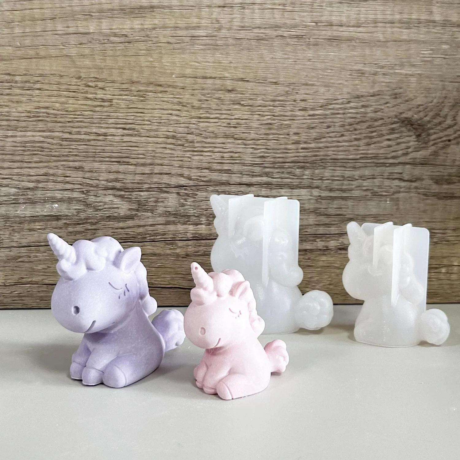 3D Geometric Silicone Unicorn  - đánh giá và giá Candle Making Products