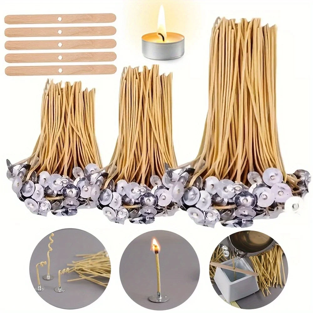 Candle Wicks 50 PCS 8 Inch Hem - đánh giá và giá Candle Making Wicks