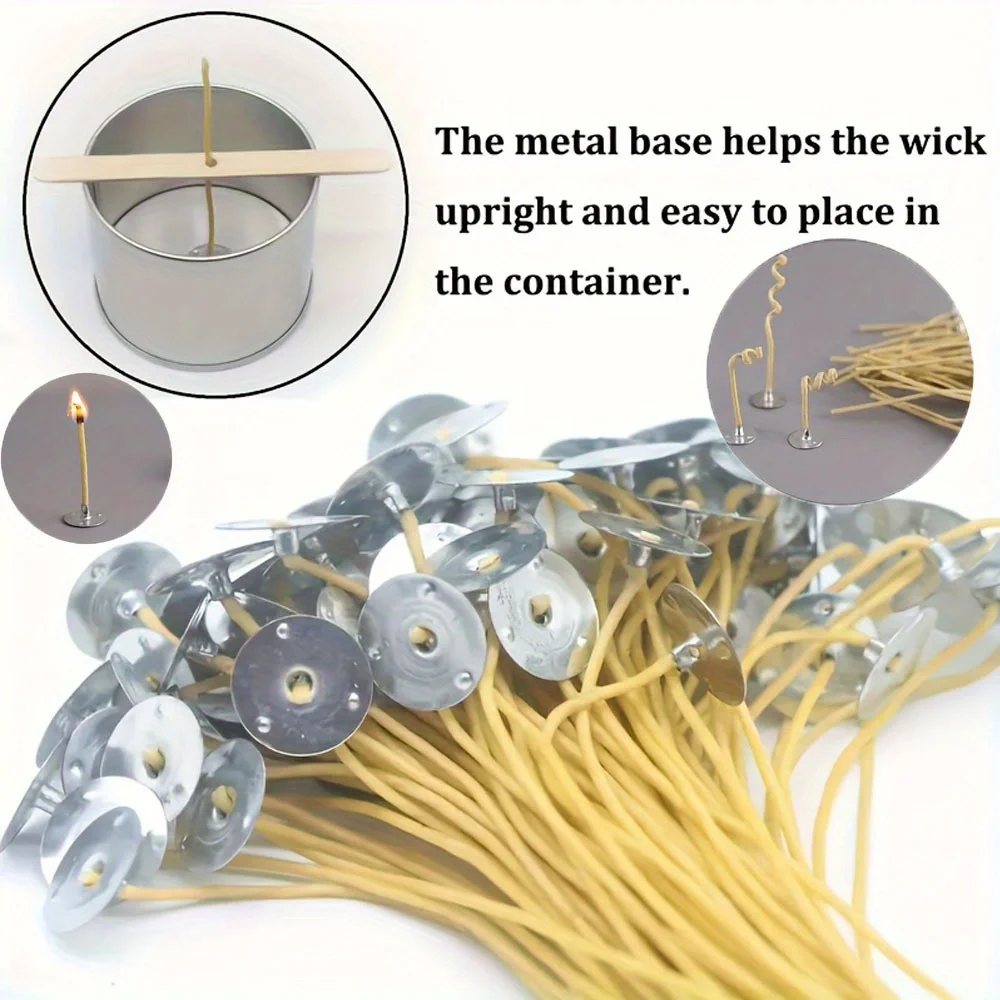 Candle Wicks 50 PCS 8 Inch Hem - đánh giá và giá Candle Making Wicks