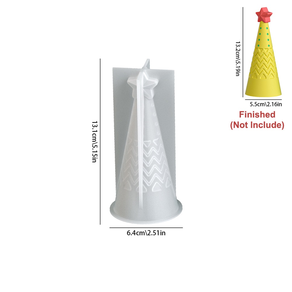 Silicone Christmas Cone Candle - đánh giá và giá Xmas Candle Making