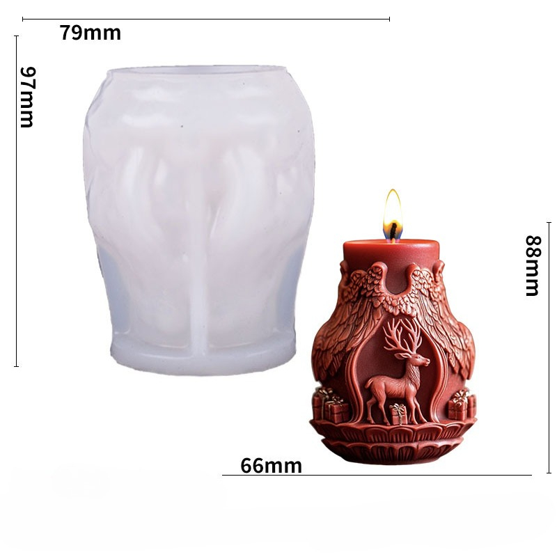 Santa Claus and Elk Candle Mak - đánh giá và giá Candle Making Diy