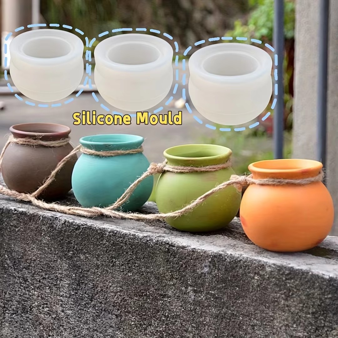 Silicone Flower Pot Molds, Res - đánh giá và giá Candle Making Diy