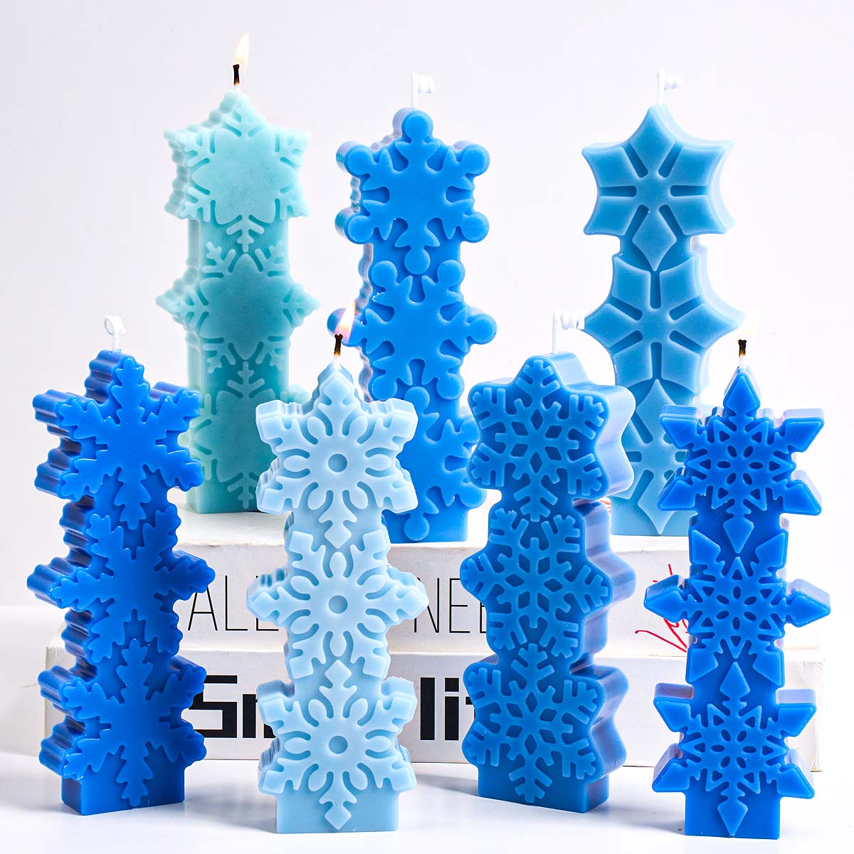 Christmas Snowflake Candle Mol - đánh giá và giá Xmas Candle Making