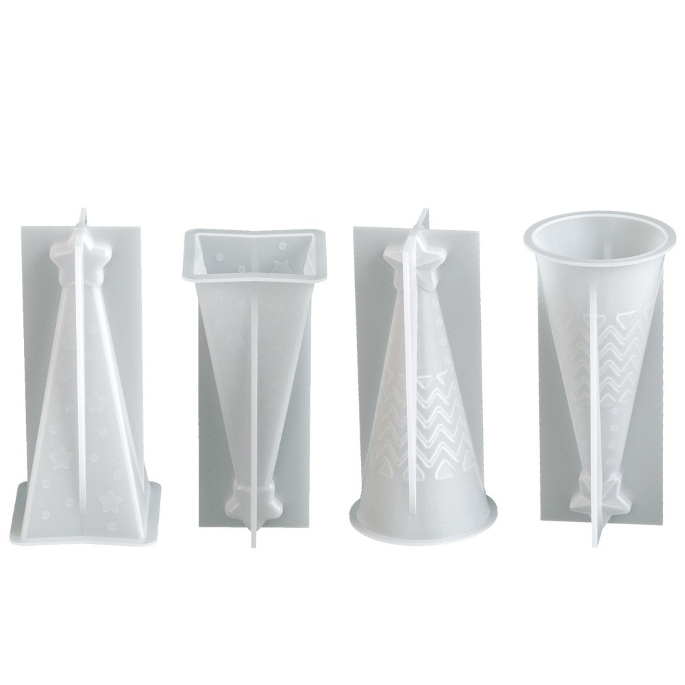 Silicone Christmas Cone Candle - đánh giá và giá Xmas Candle Making