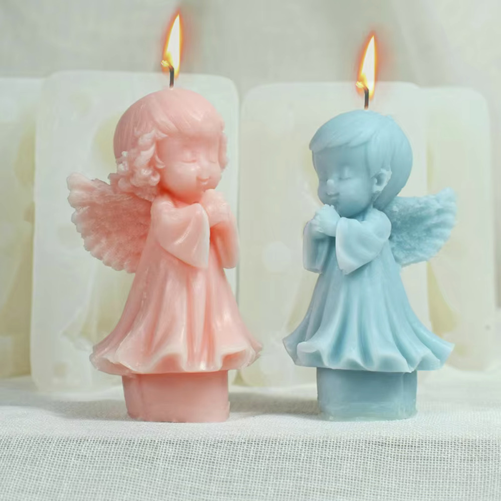 Winged Angel Silicone Candle M - đánh giá và giá Candle Making For Kids