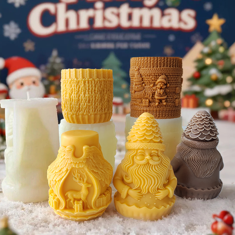 DIY Christmas Series Cylinder  - đánh giá và giá Xmas Candle Making