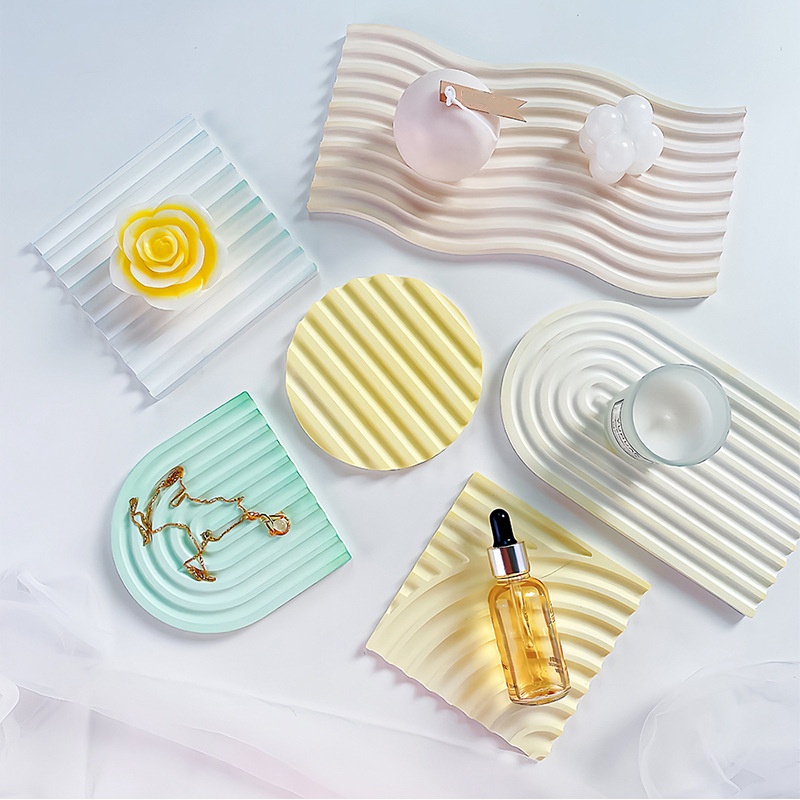 DIY Striped Wave Tray Mold For - đánh giá và giá Candle Making Diy