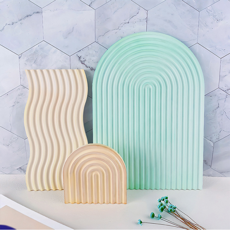DIY Striped Wave Tray Mold For - đánh giá và giá Candle Making Diy