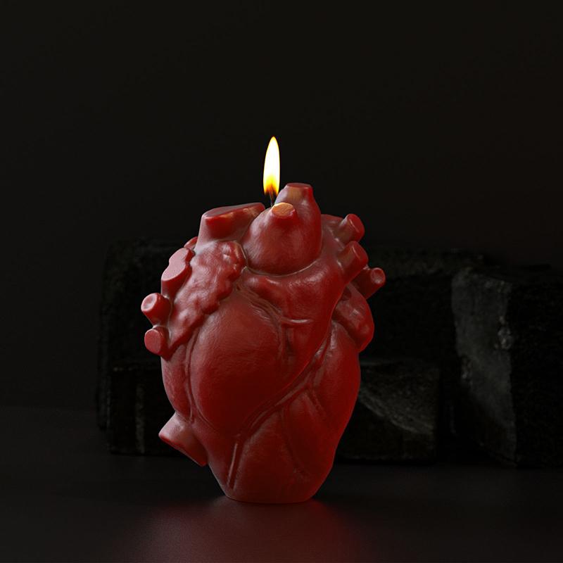DIY Heart Shaped Candle Silico - đánh giá và giá Candle Making Diy