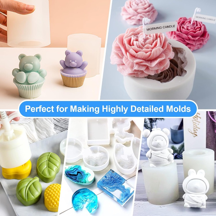 Silicone Mold Making Kit, 38.8 - đánh giá và giá Candle Making Diy