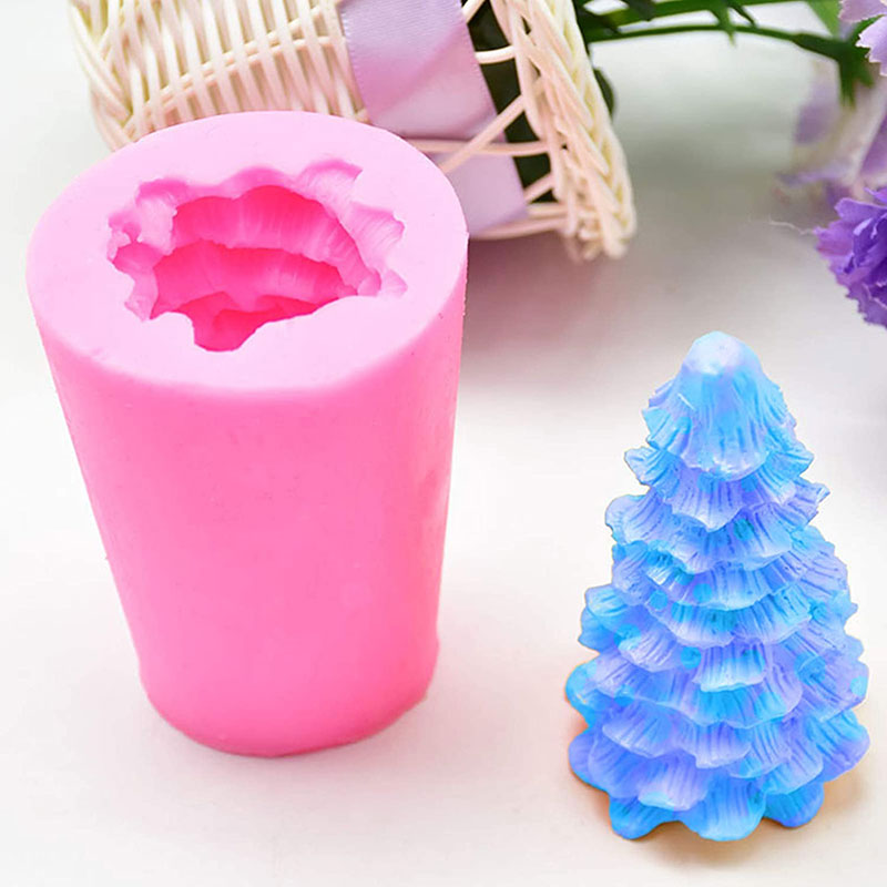 3D Christmas Tree Candle Mold  - đánh giá và giá Xmas Candle Making